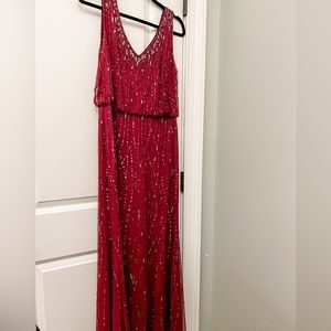 Adrianna Papell sequined formal dress